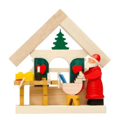 Nikolaus in der Spielzeugwerkstatt, Holz-Baumbehang Online