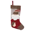 Nikolausstrumpf mit Weihnachtsmann, rustikal Clearance