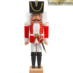 HODREWA Nussknacker "Husar" rot, 37,5 cm New