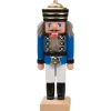 HODREWA Nussknacker "König", blau, 14 cm Discount