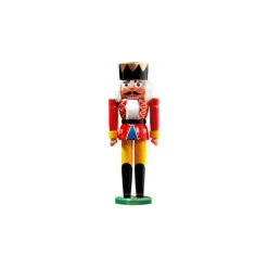 HODREWA Nussknacker "König", rot, 20 cm Hot