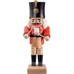 HODREWA Nussknacker "Trommler", rot/lasiert, 20,0 cm Outlet