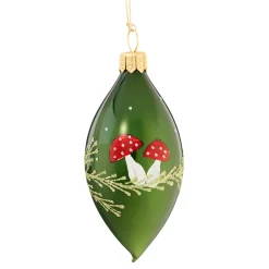 Olive grün mit Fliegenpilzen Sale
