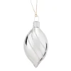 Olive silber mit Glitterdekor New