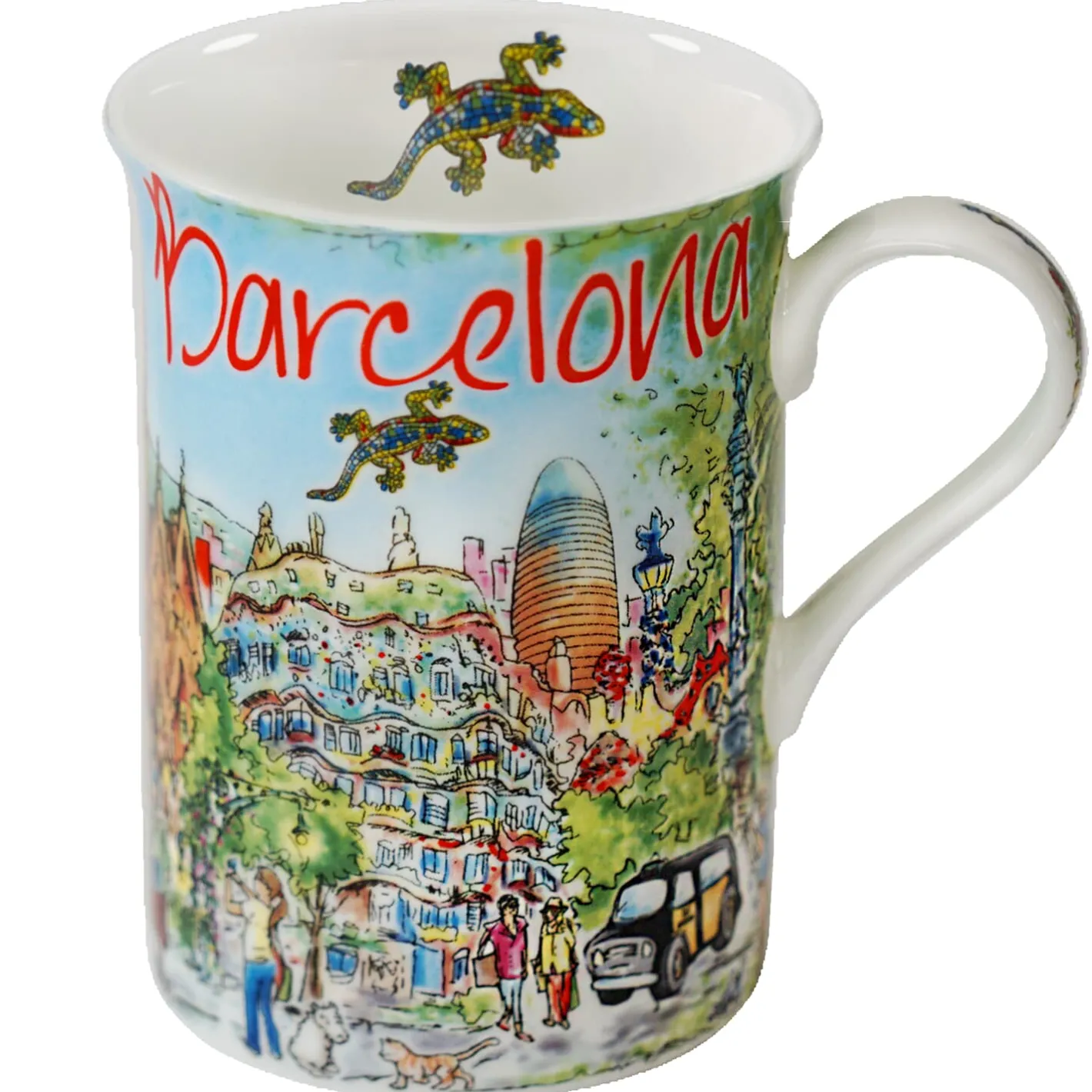 Porzellan-Tasse "Barcelona" Best