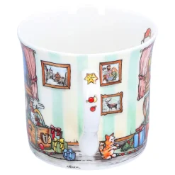 Porzellan-Tasse "Weihnachtsmann und seine Schätze" Online