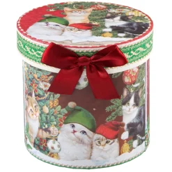 Porzellan-Tasse "Weihnachtskatzen" Hot