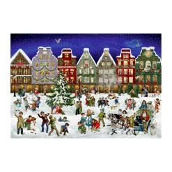 Puzzle-Adventskalender "Winterabend in der Stadt" Hot