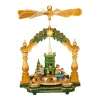 Hubrig Volkskunst Pyramide "Großmutters Weihnachtsstube" Outlet