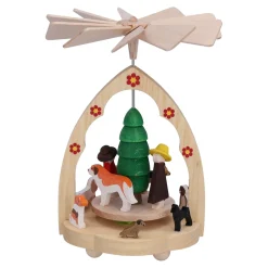 Richard Glässer Pyramide "Hundeschule", Wärmespiel New
