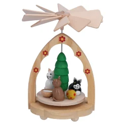 Richard Glässer Pyramide "Katzen-Trio", Wärmespiel Online