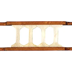 Pyramiden - Zaun aus Holz Clearance