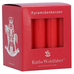 Pyramidenkerzen, groß (rot)