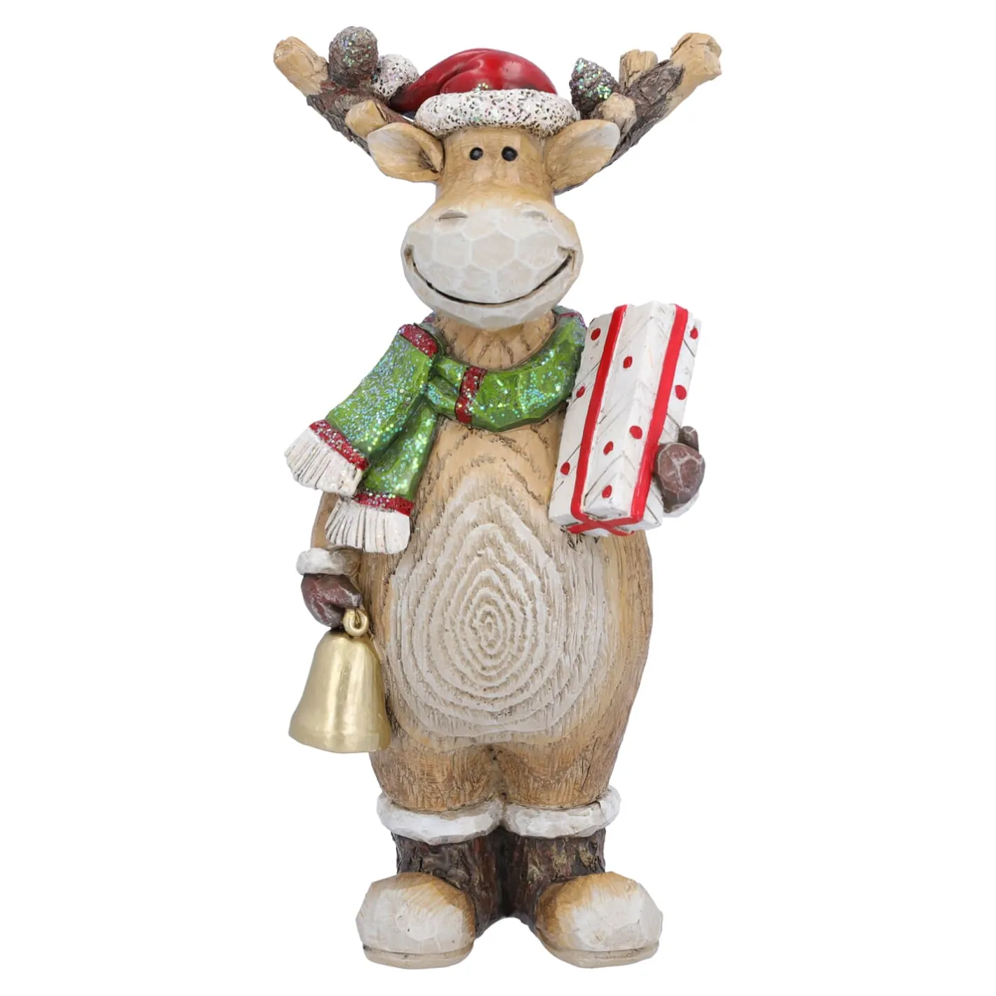 Rentier mit Geschenk