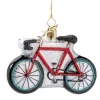 Poesie in Glas Rotes Fahrrad