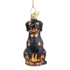 Poesie in Glas Rottweiler, Glas-Baumbehang Hot