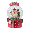 Schneekugel "Rentier im Geschenk" Hot