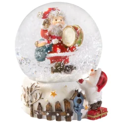 Schneekugel "Trommelwirbel", klein Clearance