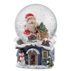 Schneekugel "Weihnachtsbesuch" Hot