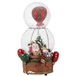 Schneekugel "Weihnachtsreise im Heißluftballon" Outlet