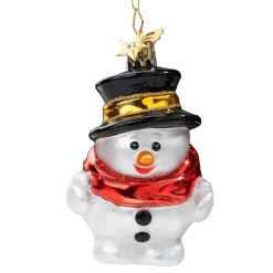 Poesie in Glas Schneemann Hot