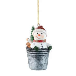 Schneemann im Töpfchen Online