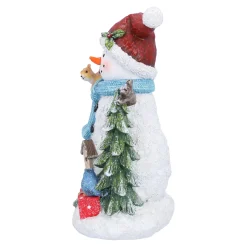 Schneemann mit Eichhörnchen, LED Best
