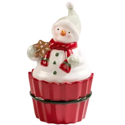Schneemannmuffin, Plätzchendose