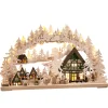 RATAGS Holzdesign Schwibbogen "Fachwerkdorf" 230V mit USB A-Anschluss Sale