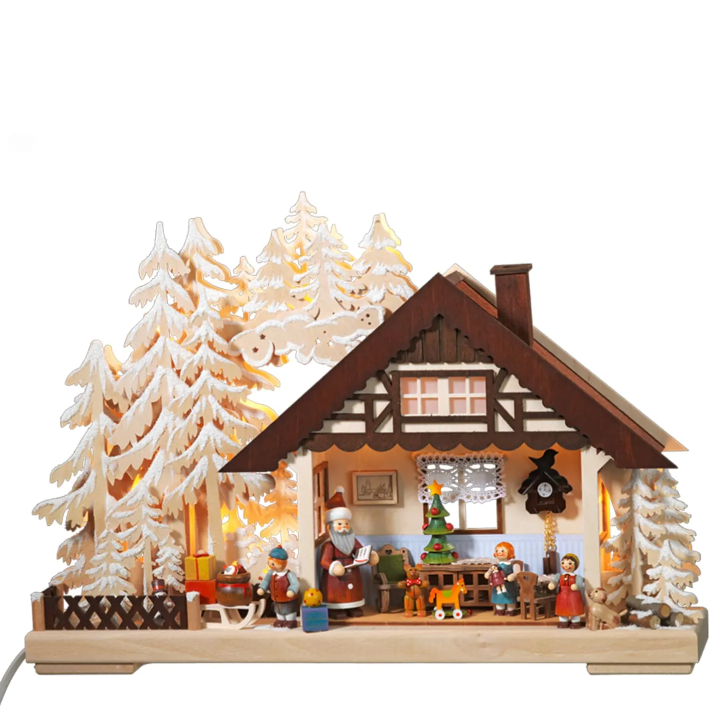 Käthes Original Schwibbogen "Weihnachtsträume werden wahr", 115V mit USB A-Anschluss Online