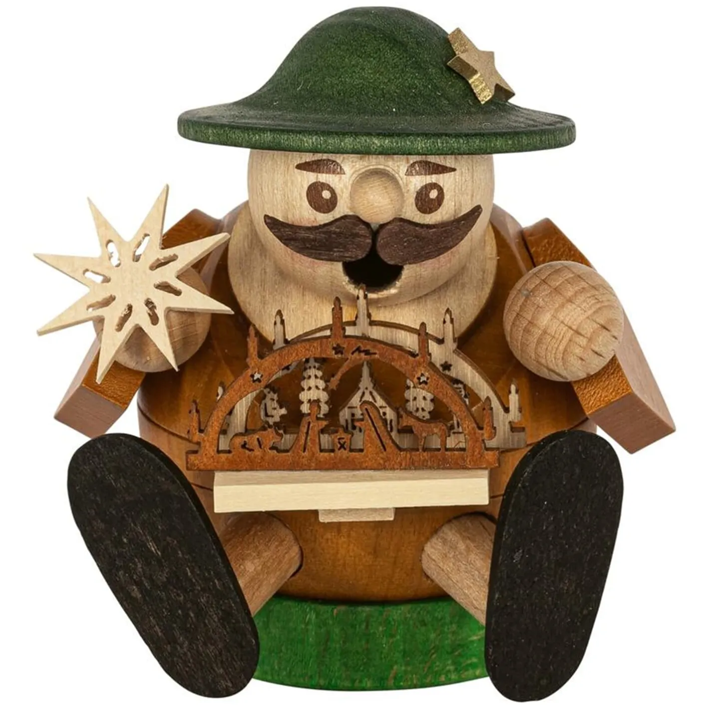 Richard Glässer Schwibbogenverkäufer, Räuchermännchen