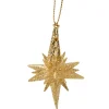 Stern mit Glimmer, gold, 6 cm Sale