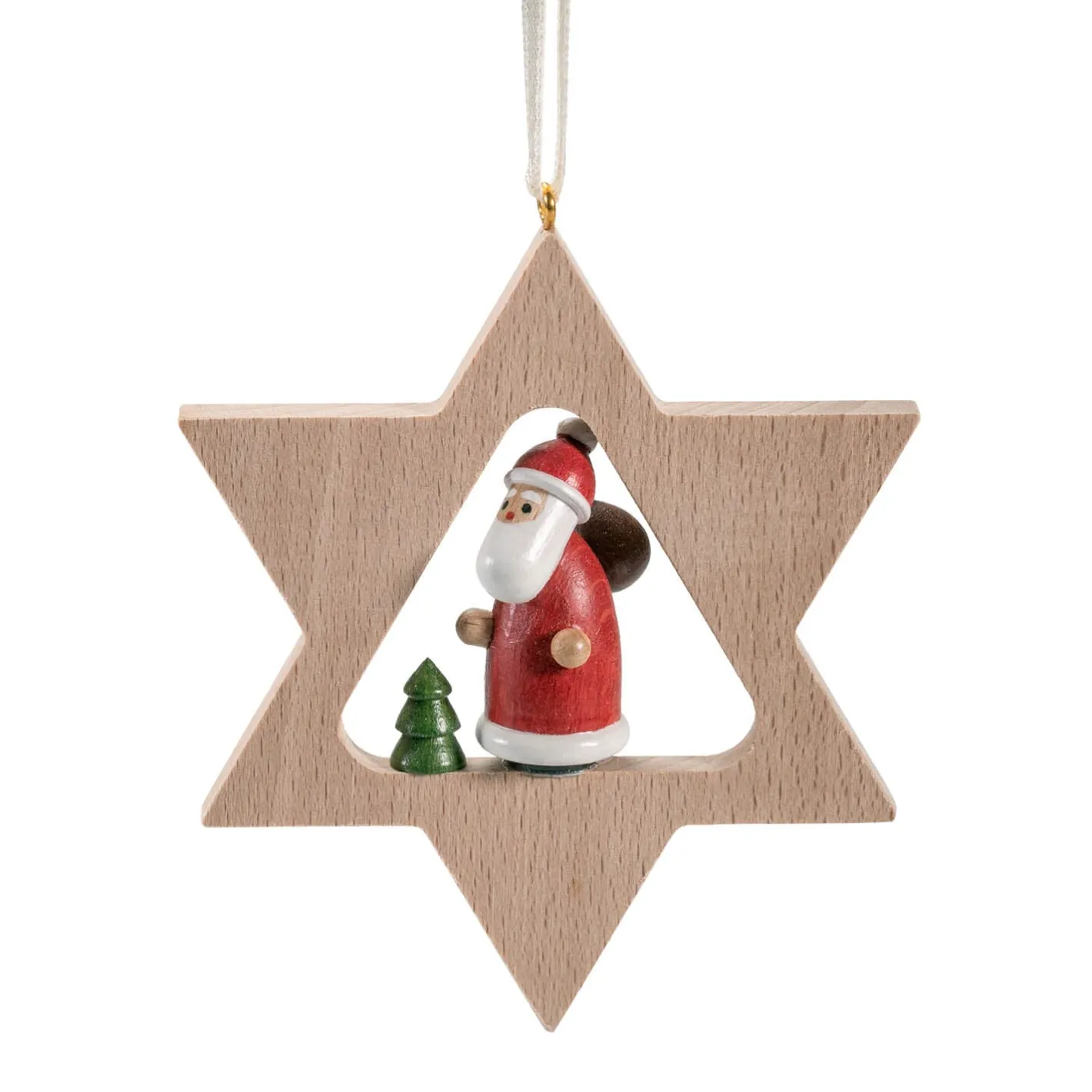 Käthes Original Stern mit Weihnachtsmann