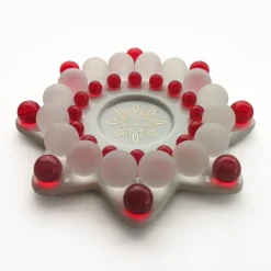 Teelichthalter "Glasperlenstern Aura"