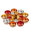 Teelichthalter rotgold, rund New