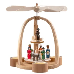 Teelicht-Pyramide Christi Geburt Online