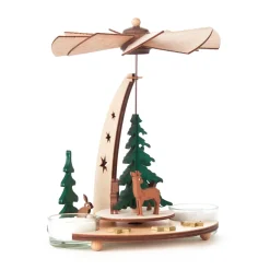 Teelicht-Pyramide "Waldtiere" Sale