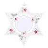 Sandner Tischdecke "Christrose weiß", 25 cm Hot
