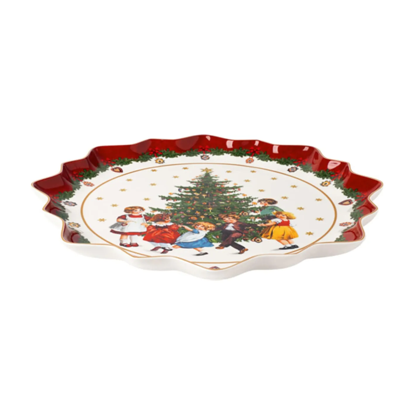 Villeroy & Boch Toy's Fantasy Gebäckteller tief, Kinder tanzen um Baum Best