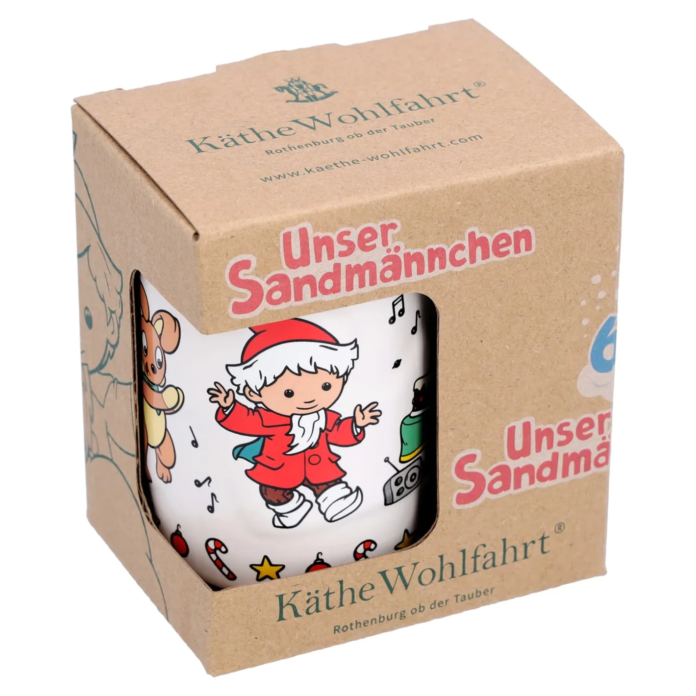 Unser Sandmännchen feiert 65-Jähriges Jubiläum Weihnachtsmarkttasse Discount