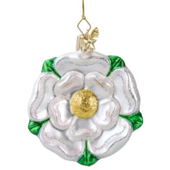 Poesie in Glas Weiße Rose Sale