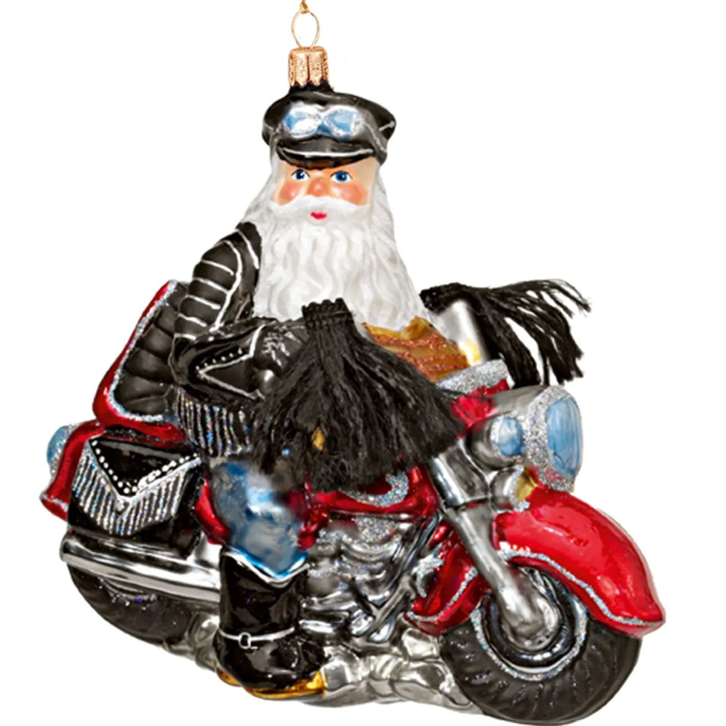 Weihnachtsmann auf Motorrad Best