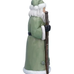 Weihnachtsmann mit Eichhörnchen, Standfigur New
