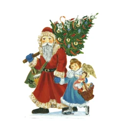 Käthes Original Weihnachtsmann mit Engel Outlet