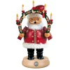 Müller Kleinkunst Weihnachtsmann mit Kerzenbogen, Räuchermännchen Best