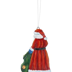 Käthes Original Weihnachtsmann mit Sack, Zinn-Baumbehang Sale
