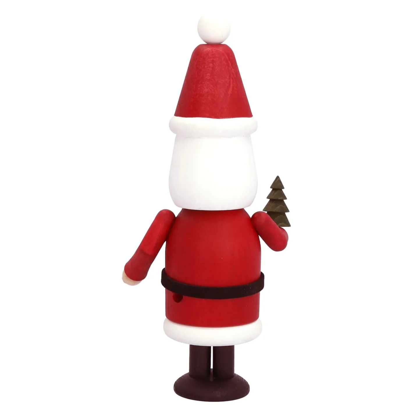 Käthes Original Weihnachtsmann mit Spanbaum, Räuchermännchen Clearance