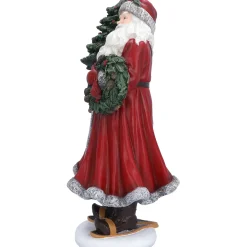 Weihnachtsmann mit Weihnachtsbaum, Standfigur New
