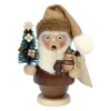 Christian ULBRICHT Weihnachtsmann, natur, Räuchermännchen Discount