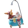 Weihnachtsmann und Rentier in Badewanne Online